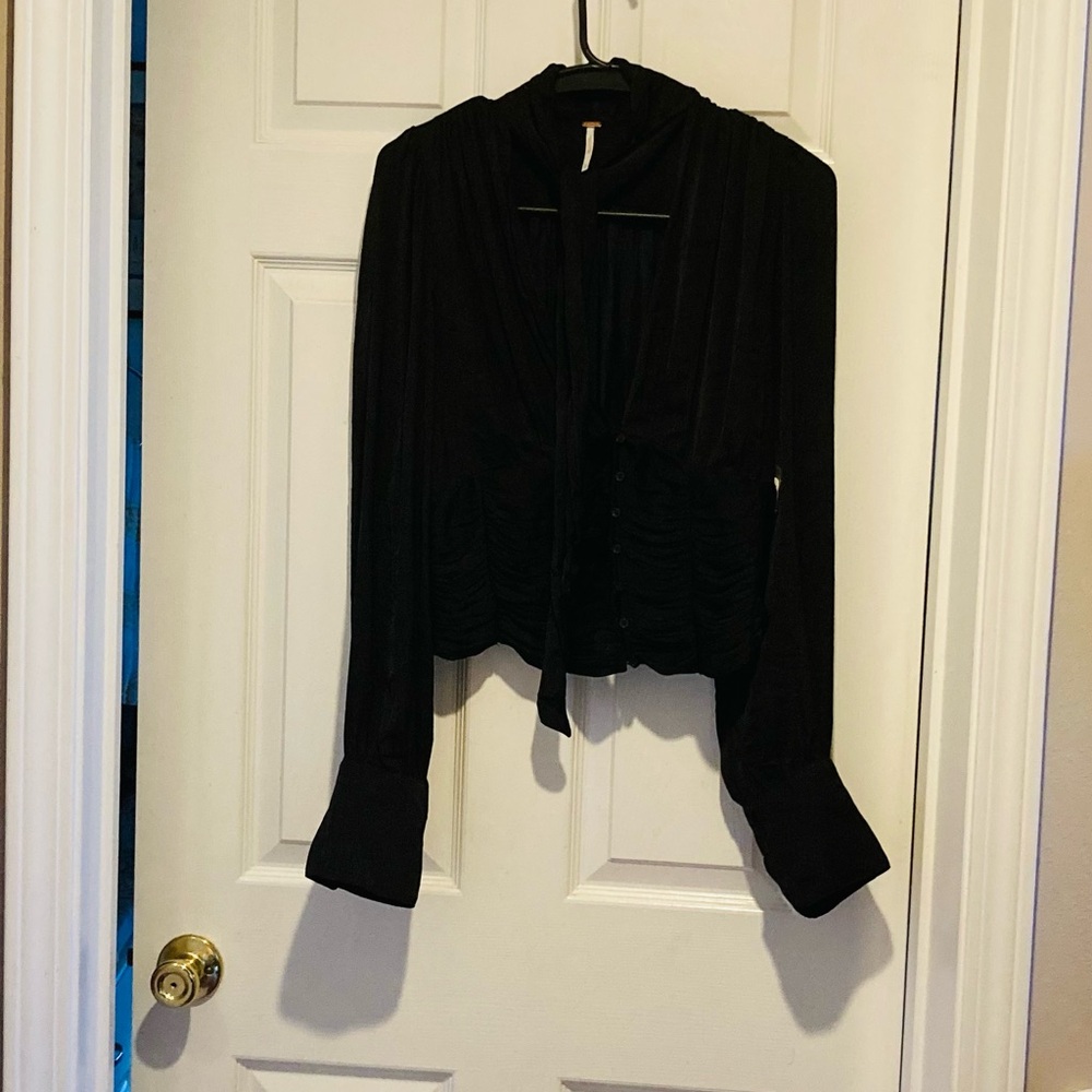 Elegant Black Women's Top